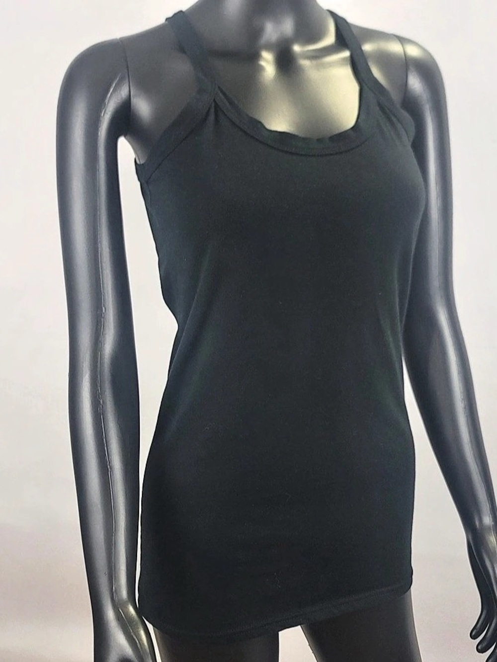Poofy Women's Black Tank Top Size Large